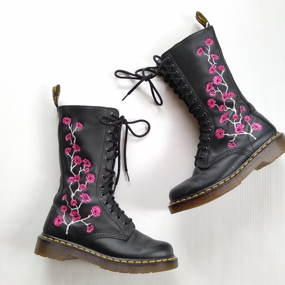 cherry blossom doc martens